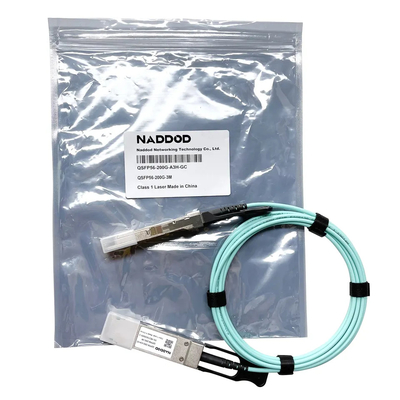 Infiniband HDR Splitter Active Optical Cable 5m QSFP56 200g To 2x100g Q2Q56-200G-A5H-GC Compatible